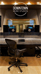 Mobile Screenshot of downtownmusicstudios.com